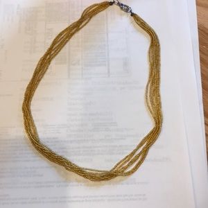 Italian glass bead necklace